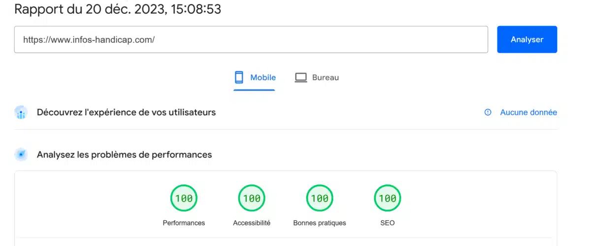 Petite histoire de la naissance de Infos-handicap.com 3 Infos-handicap axé performance sous mobile